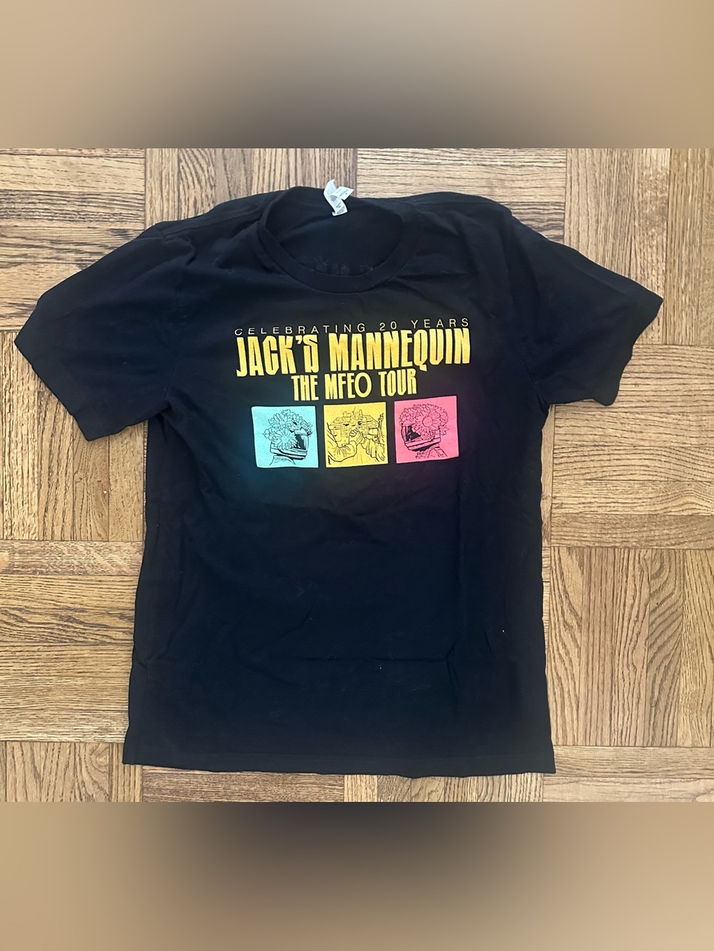 Jack’s Mannequin MFEO Tour 20th Anniversary 2025 T-Shirt Black Medium